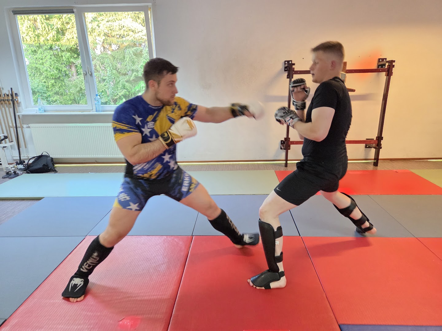 Kontrolliertes MMA-Training im Raccoons Gym