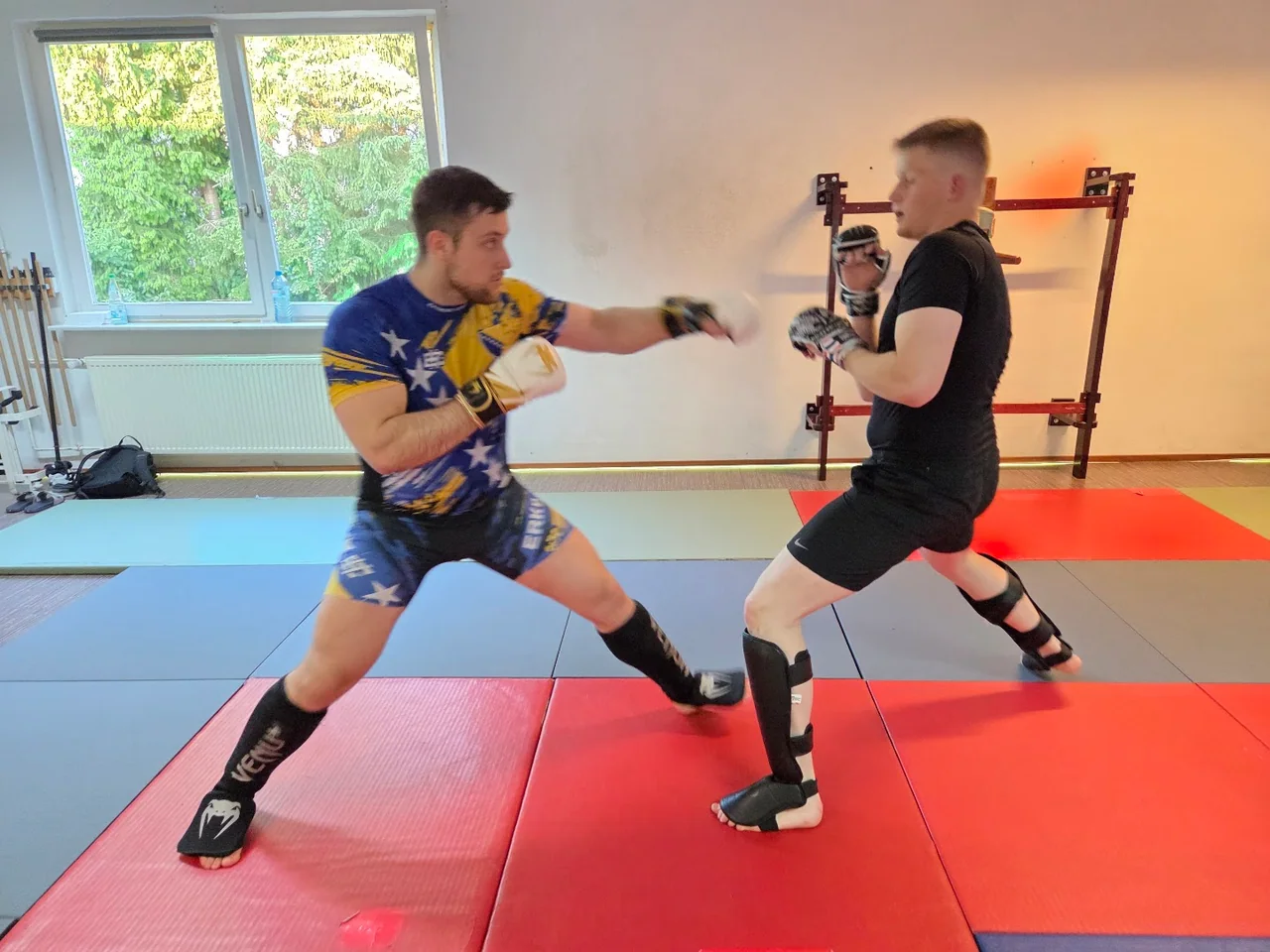 Kontrolliertes MMA-Training im Raccoons Gym